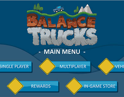 'Balance Trucks' UI Screen Mock-ups PART 1