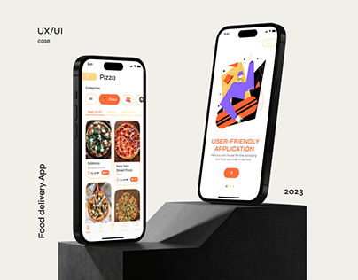 Food delivery app(UI/UX design)