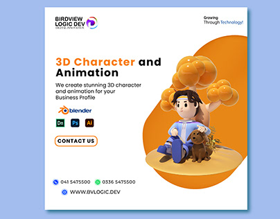 3D character and Animation poster