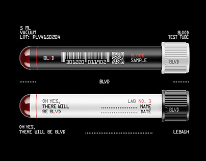 BLVD - Blood Test Tube Concept Design