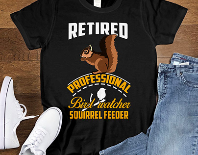 Retired professional Bird watcher T-shirt