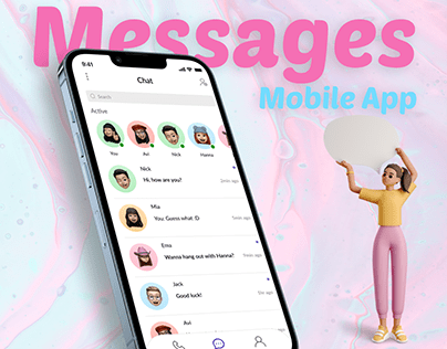 Messages App Design- chat