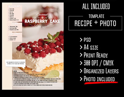 Raspberry Cake & Kokosnuss