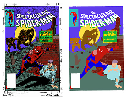 The Spectacular Spider-Man #152 (COVER) FLATS
