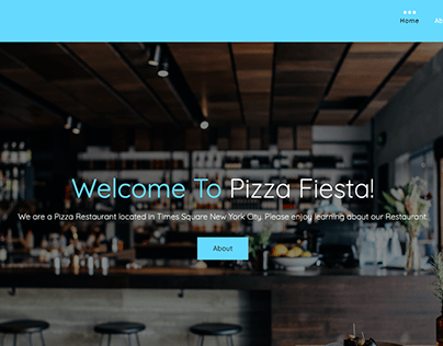 Pizza Fiesta Website
