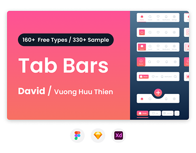 Project thumbnail - 160+ FREE Tab Bar Component Types