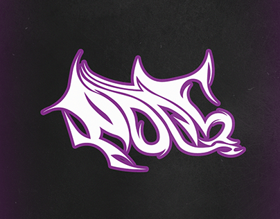 Logotipo Pocs Crew "graffiti version"