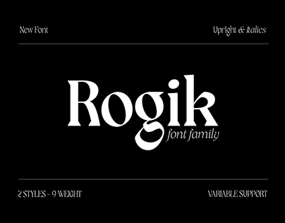 Rogik Font Family