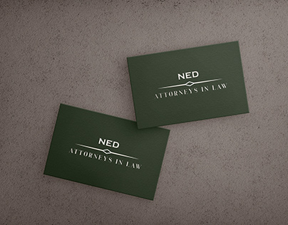 Business card graphic designing for NED