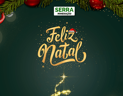 Cartão Feliz Natal - Serra Mineração