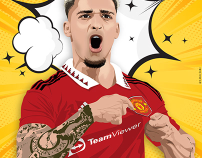 Manchester United New Signings Illustrations