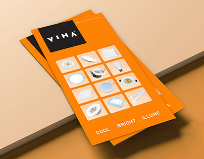 VIHA Brochure Design for LED Lighting