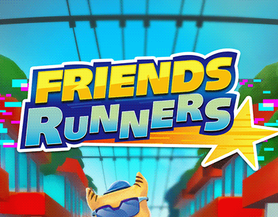 Friends Runner - Mobile Game Design - UI/UX