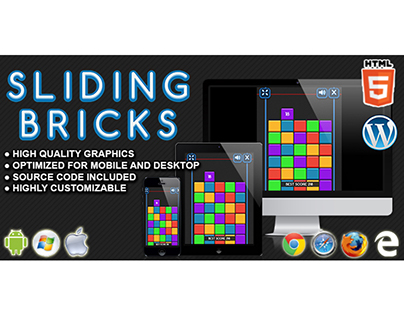 HTML5 Game: Sliding Bricks