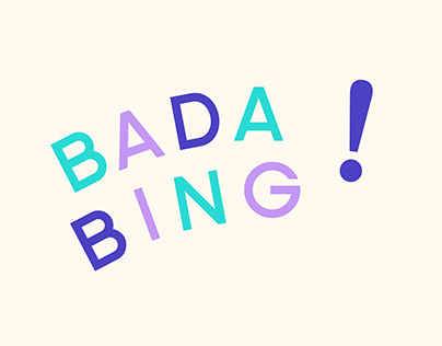 Bada Bing ! - Typographie