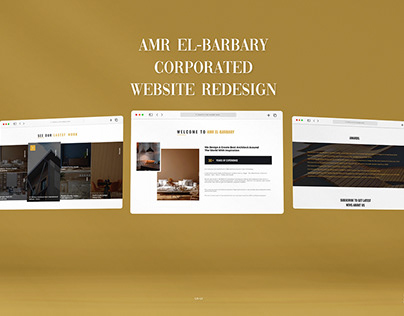 Amr El-Barbary Website ( Redesign )