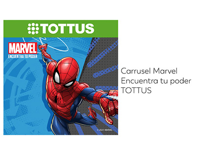 Carrusel Marvel Encuentra tu poder TOTTUS