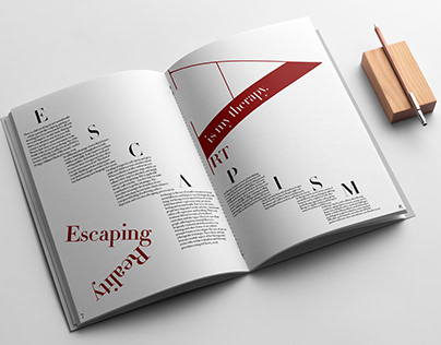 Typography Editorial Spread
