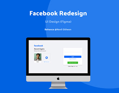 Facebook Webpage Redesign