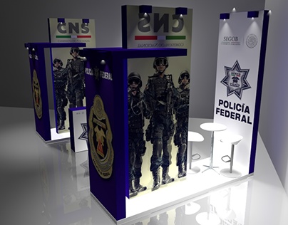 Feria Protección Civil 2015 Stand Policía Federal