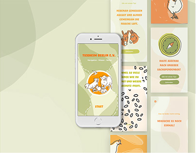 App Prototyp für das Tierheim Berlin