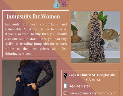 Choose the Fashionable Jumpsuits for Women Online