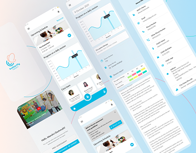 Child Therapy Mobile Application UI/UX Design