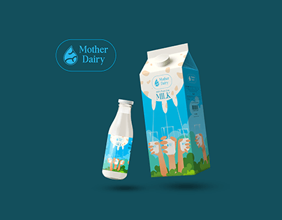 Mother Dairy Packaging design