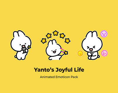 Yanto's Joyful Life Animated Emoticon Pack
