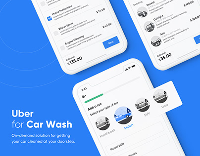 Uber for Car Wash l On-Demand Car Wash App