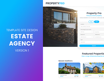 Estate Agency - Template Site Design - V1