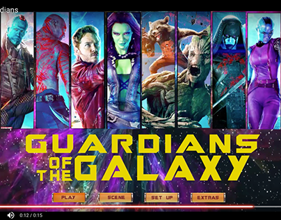 Portada DVD Guardians of the Glaxy