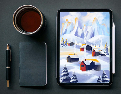 winter illustrations
