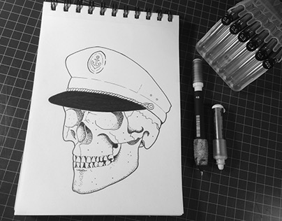 skull illustration