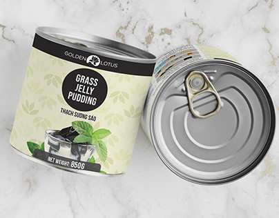 Packaging Design - Grass Jelly Can
