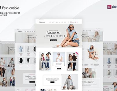 Fashion Shop Elementor website