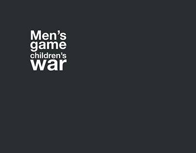 Livre : Men's game children war