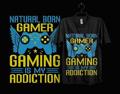 Gaming t shirt design