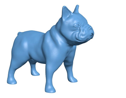 French bull dog B002870 file stl free download 3D Model