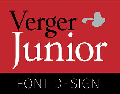 Verger Junior / Serif Font / Font Family