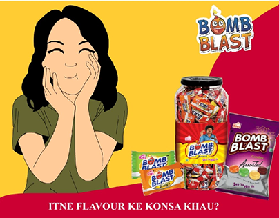 Bomb blast web banner ad