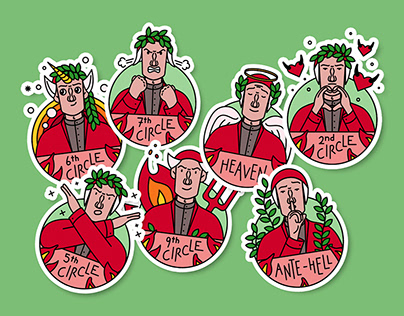 Telegram Padlet Dante Sticker Pack