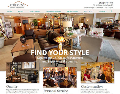Pedersen's Furniture Website