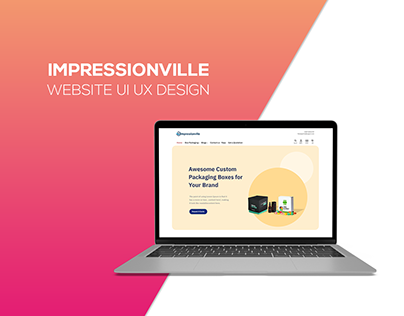 Impressionville Website UI UX