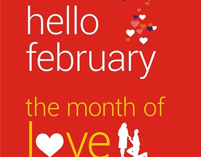 Valentine February month