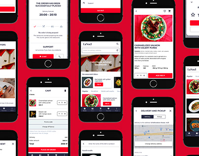 LaNoel French Cuisine Order App Design