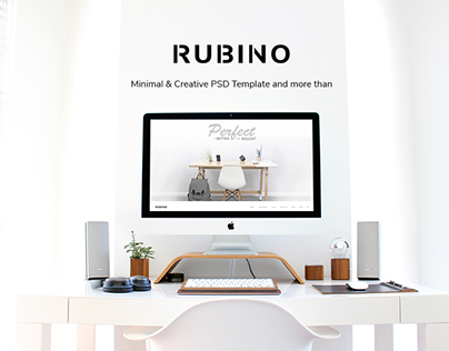 Rubino - Minimal & Creative PSD Template