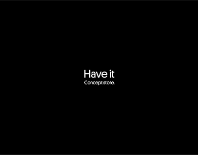 Création logo et branding "Have it".