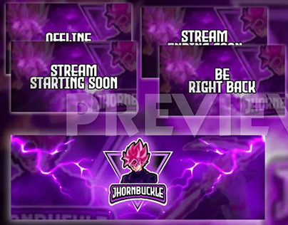 STATIC OVERLAY PACK FOR TWITCH