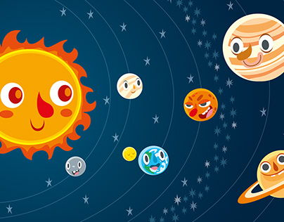 Solar System Illustration